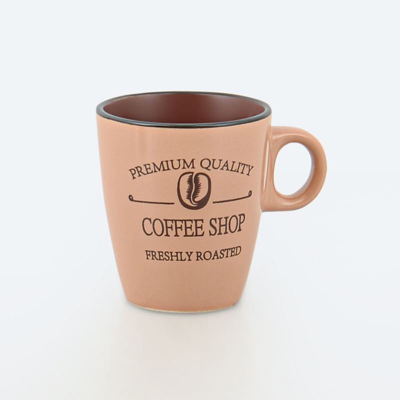 Mini mug 'Coffee Shop' 3 ass en gres L'Incroyable